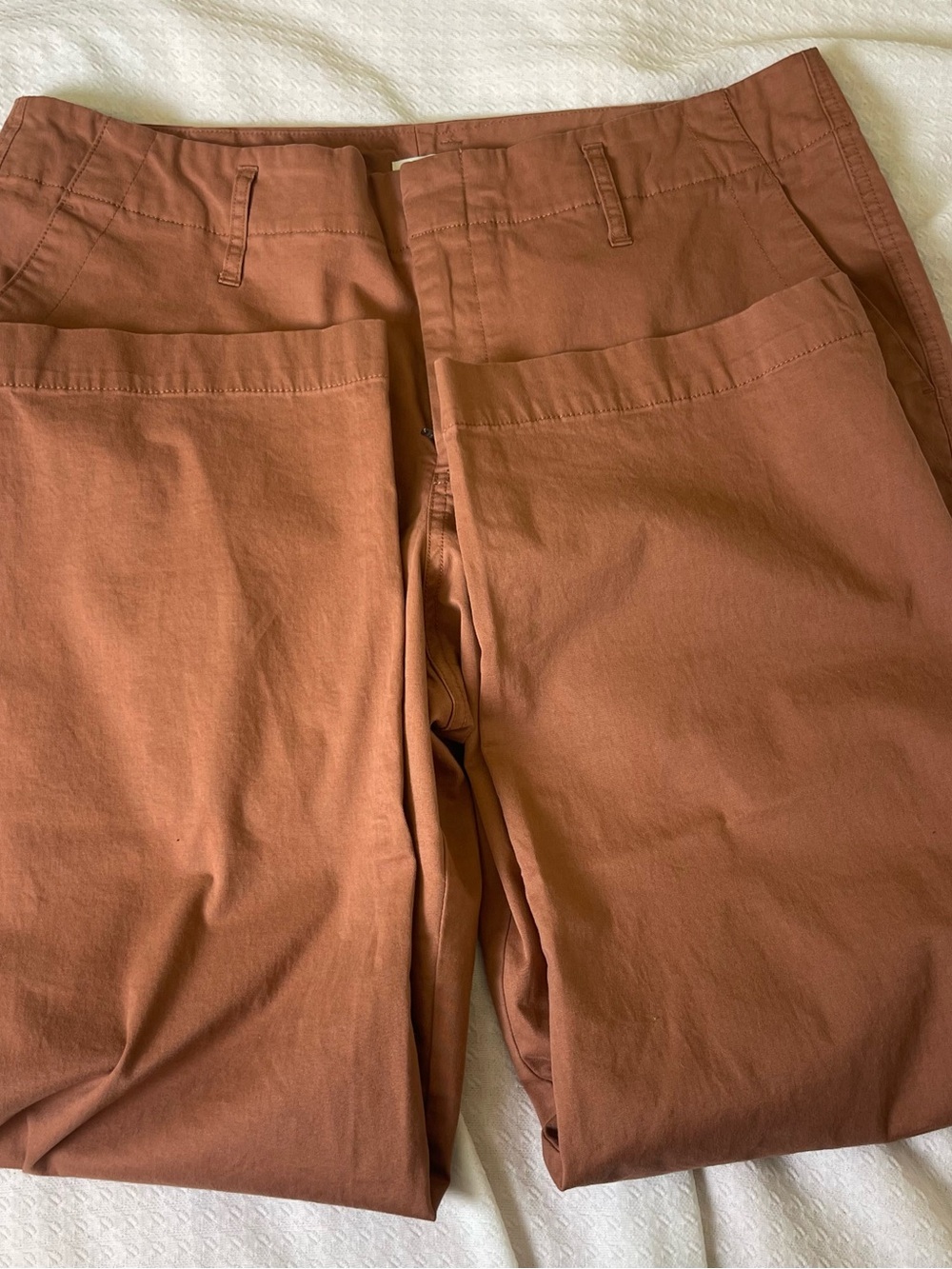 a new day womens Straight-Leg Chino Pants in Rust